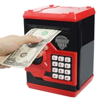 children password electronic piggy bank mini atm saving money coin box toy gift electronic components plastic piggy bank toy