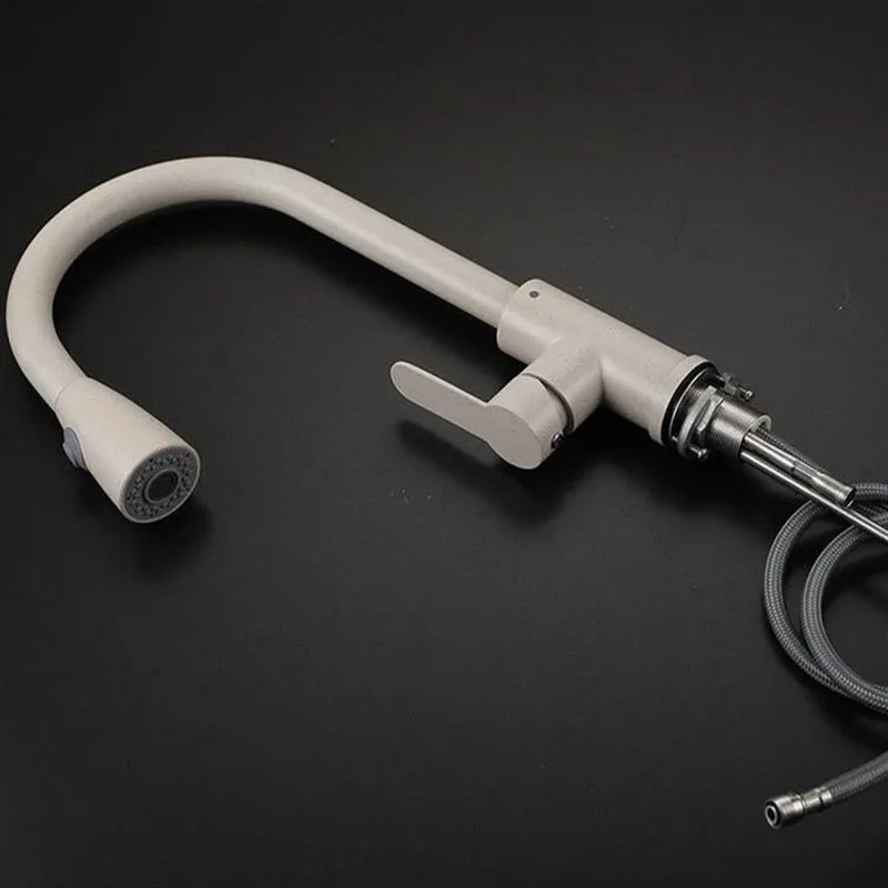 Ласо краска кухонный кран 304 Нержавеющая сталь для горячей и холодной воды