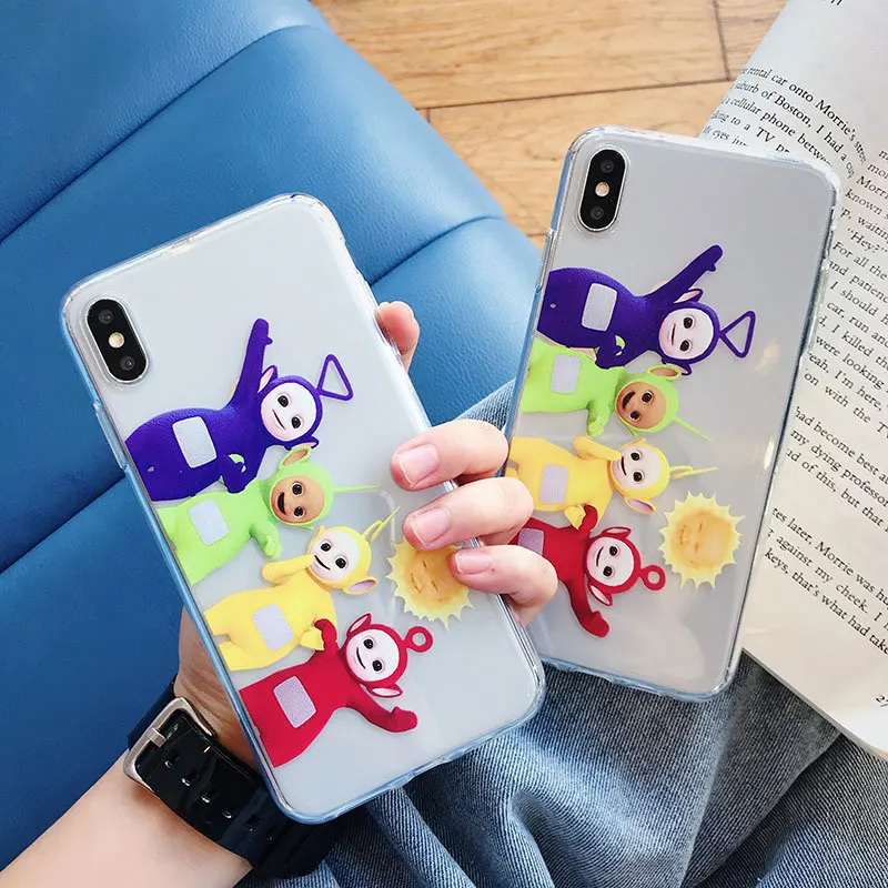 Телепузики в британском стиле детский чехол для мобильного телефона с
