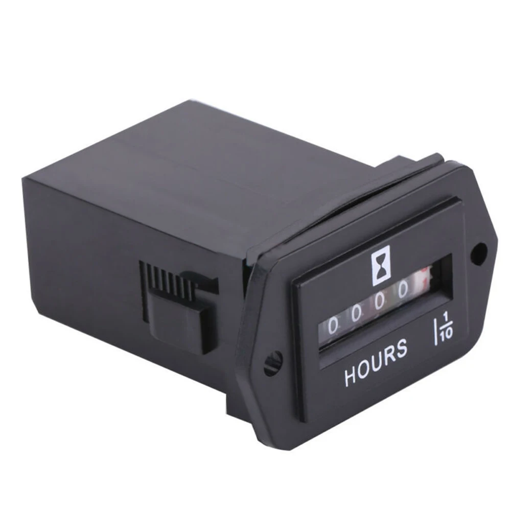 

Generator Hour Meter Replacement Accessories Engine Black ABS Dust-proof