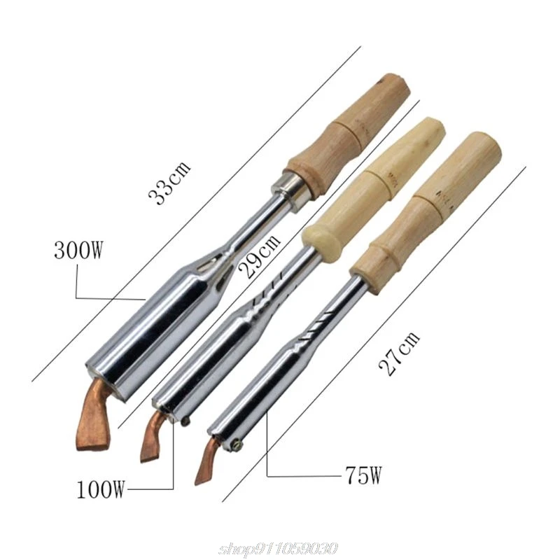 

220V Heavy Duty Electric Soldering Iron 75W 100W 150W High Power Soldering Iron Chisel Tip J27 21 Dropshipping