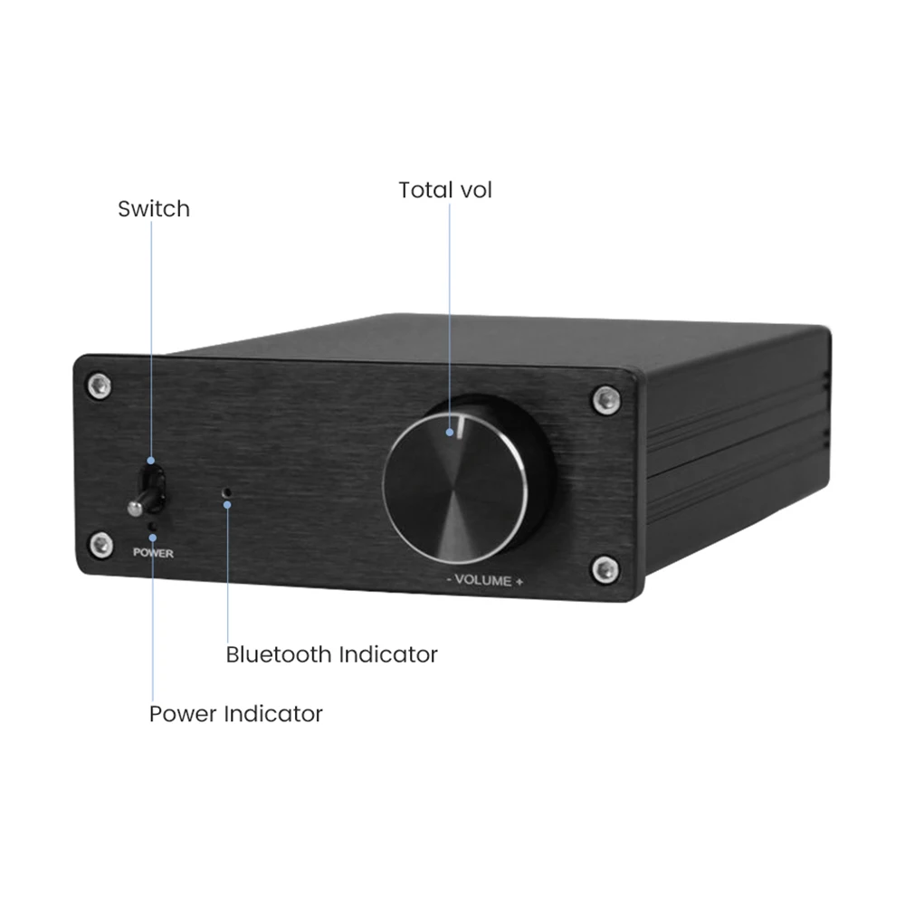 Усилитель AIYIMA QCC3008 APTX цифровой усилитель высокой мощности с поддержкой Bluetooth 5 0