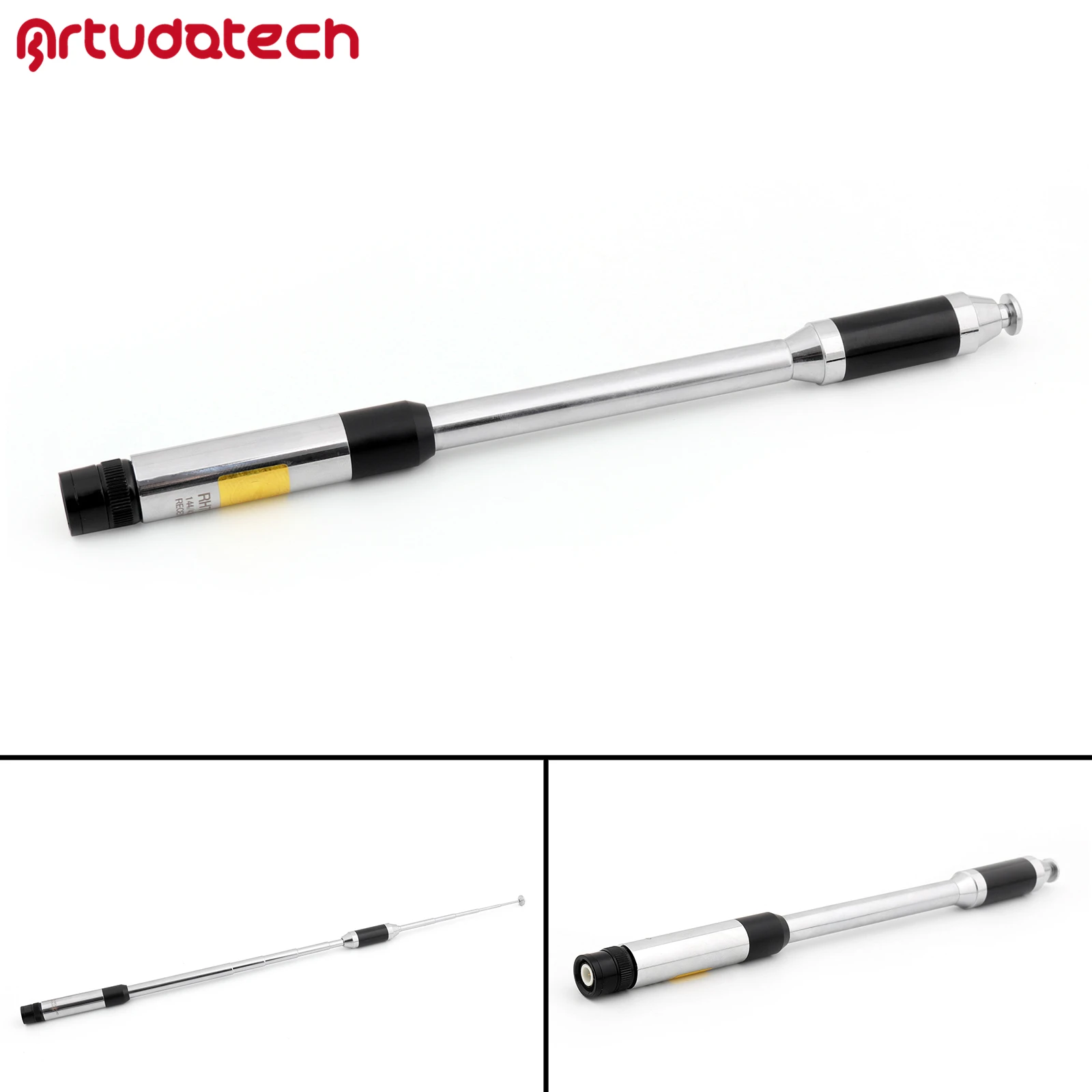 Artudatech 1Pcs RH770 BNC Telescopic Dual Band Antenna  for 