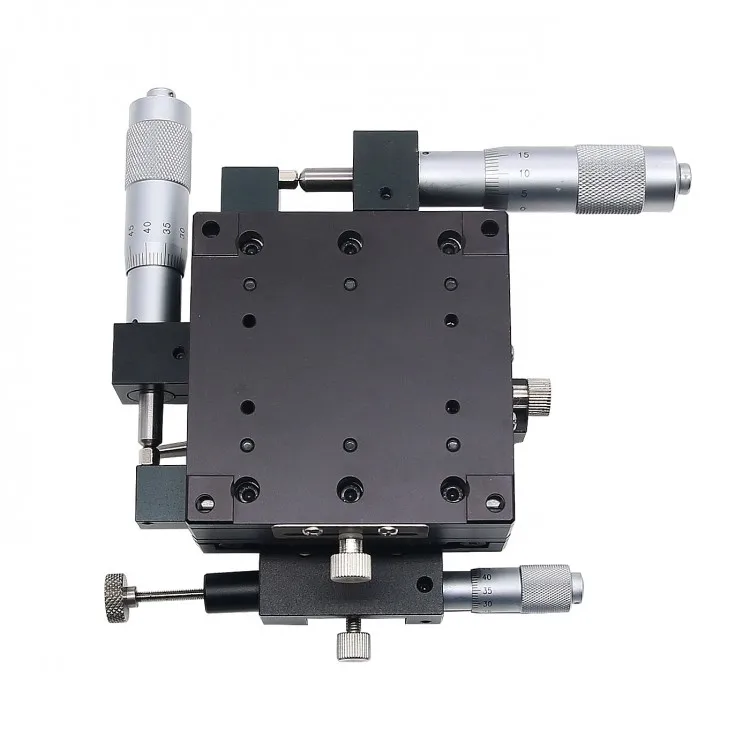 

80x80mm SEMXYR-80 3Axis XYR Micrometer Linear Stage High Precision Optical Stage