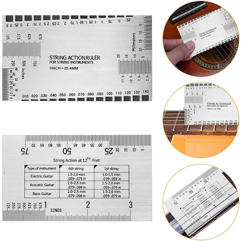 

54Pcs Complete Guitar Repairing Maintenance Tool Kit Guitar Repair Setup Tools 77HC