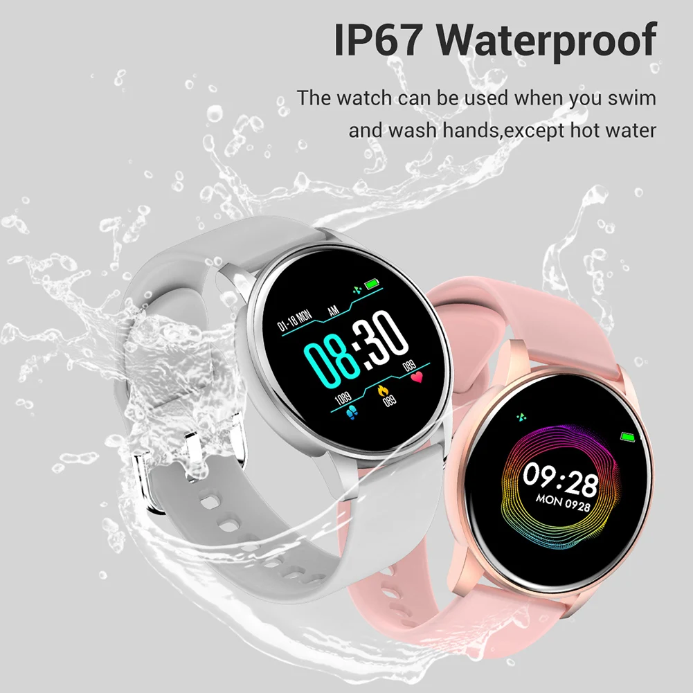 Смарт-часы Bluetooth 4 0 OLED Цвет Экран Smartband для мужчин и женщин модные фитнес трекер