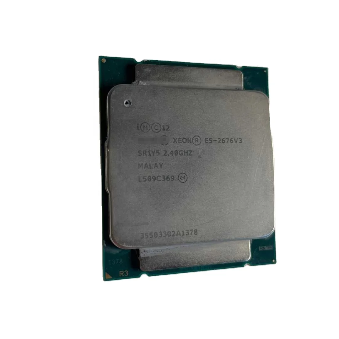 

CPU For Xeon Processor E5 2676 V3 22nm 12 cores 24 threads 2.40GHz 30M Cache LGA2011-3 120W