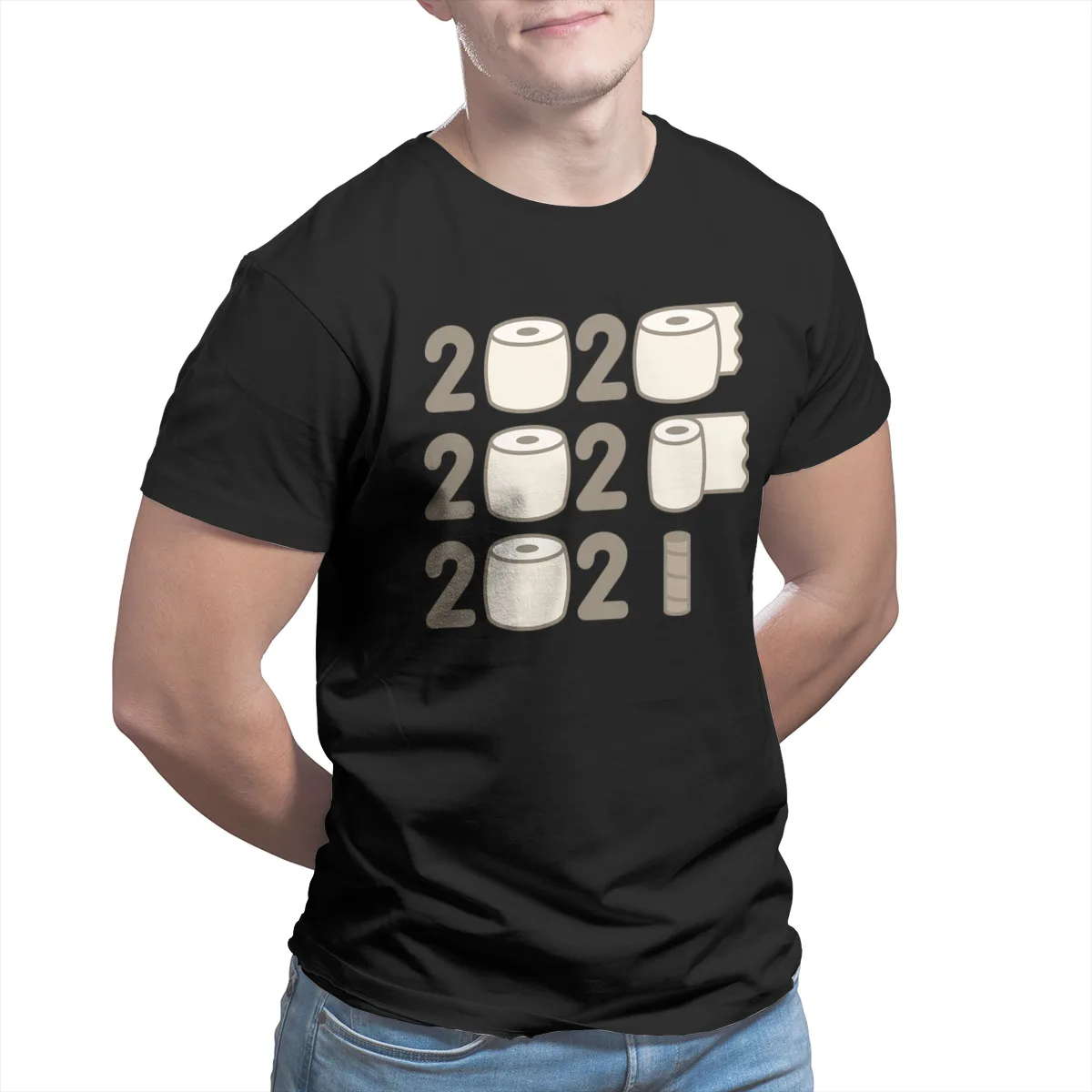 

Bye 2020_ Black Kawaii Oversized Round Collar Hip-Hop Men Clothing 28372