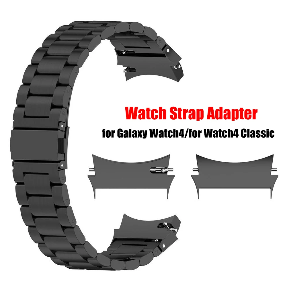

Металлический Соединительный адаптер для смарт-часов, 2 шт., для Samsung Galaxy Watch 4/Watch 4 Classic 20 мм, аксессуары из нержавеющей стали для часов