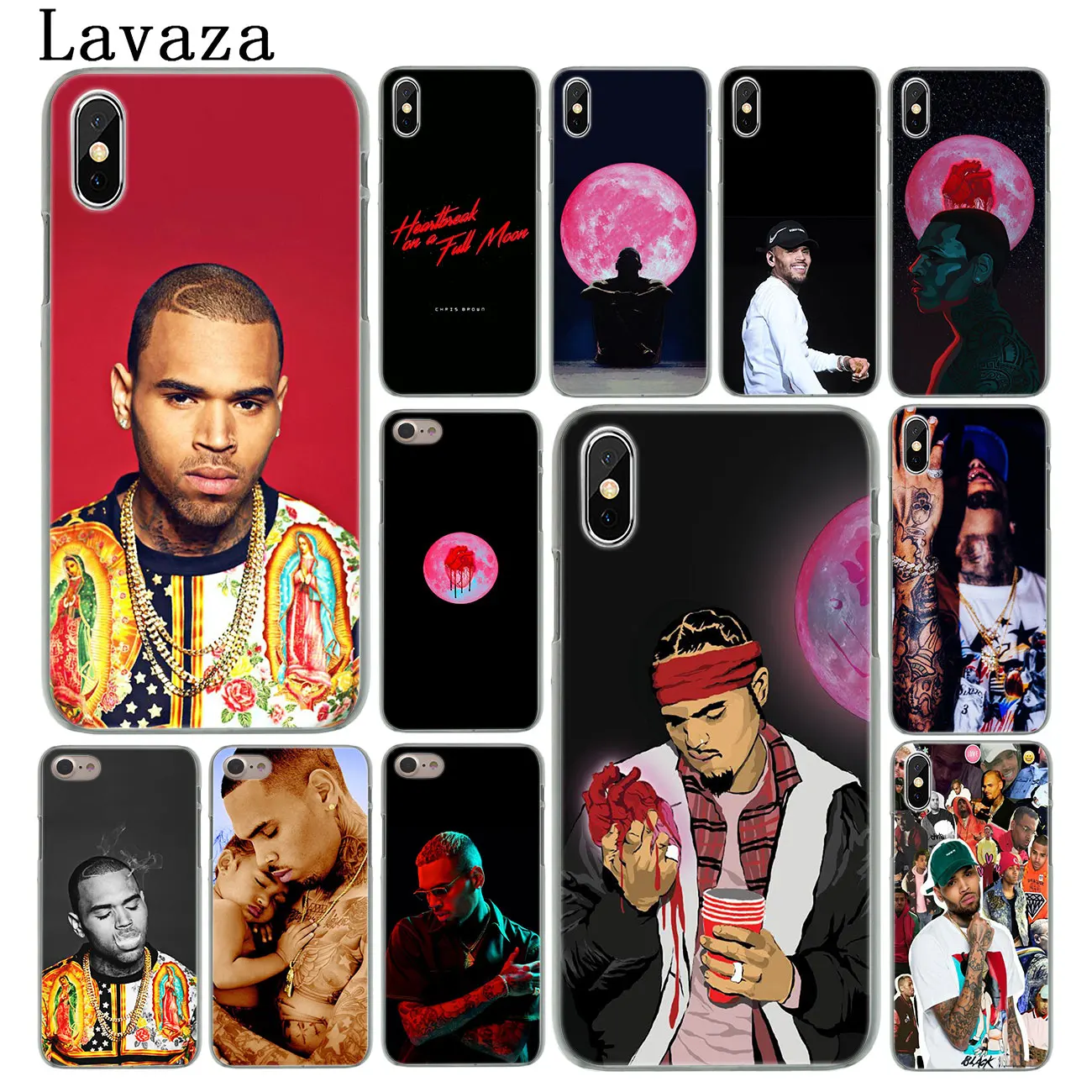 Жесткий чехол Lavaza Chris коричневый для iPhone XR X XS 11 Pro Max 10 7 8 6S 5 5S SE 4 4s
