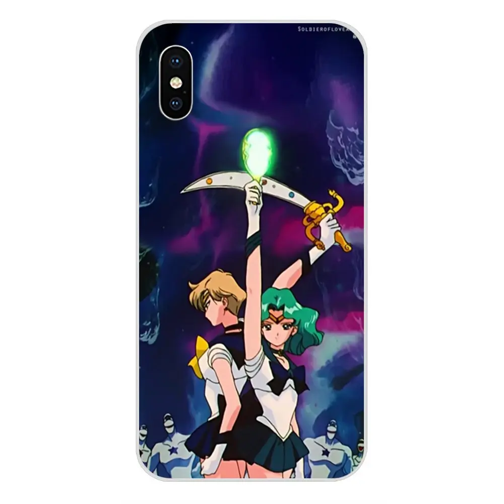 Custom Phone Pattern Cute Sailor Uranus Moon для Apple iPhone 4 5 5C 4S SE 6 6S 7 8 Plus X XS Max XR | Мобильные телефоны и
