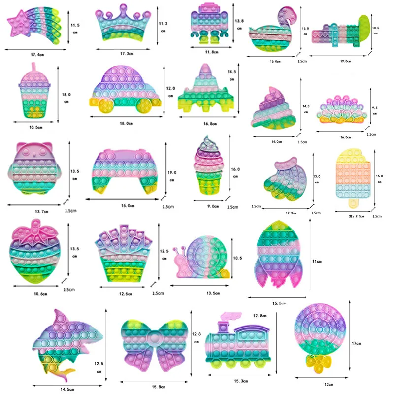 Игрушка пузырьковая для взрослых и детей Популярная игрушка снятия стресса