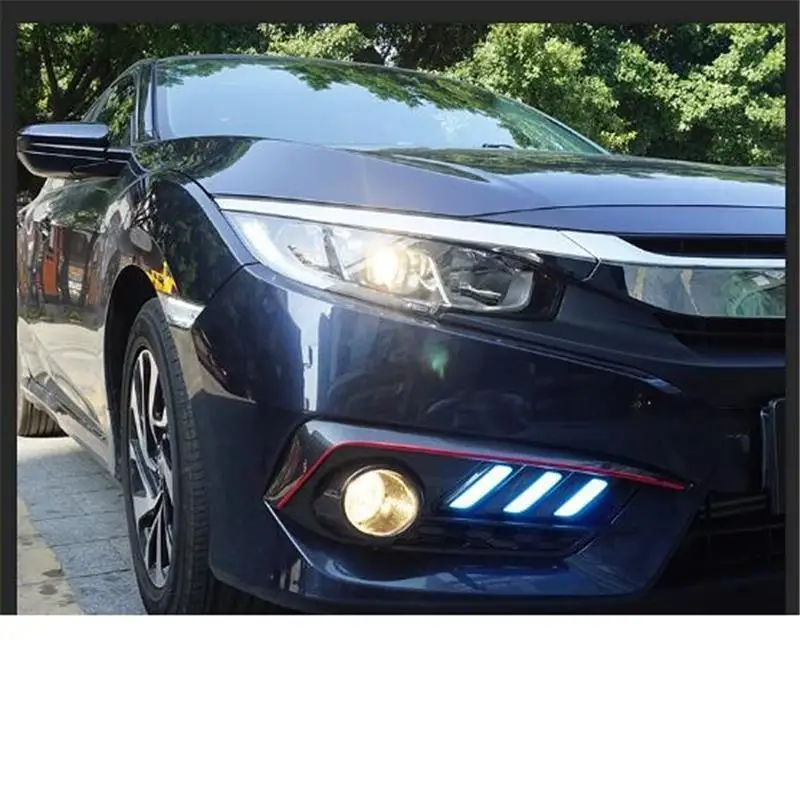 Запчасти Luces Para авто Drl светодиодные ходовые Автомобильные фары передние