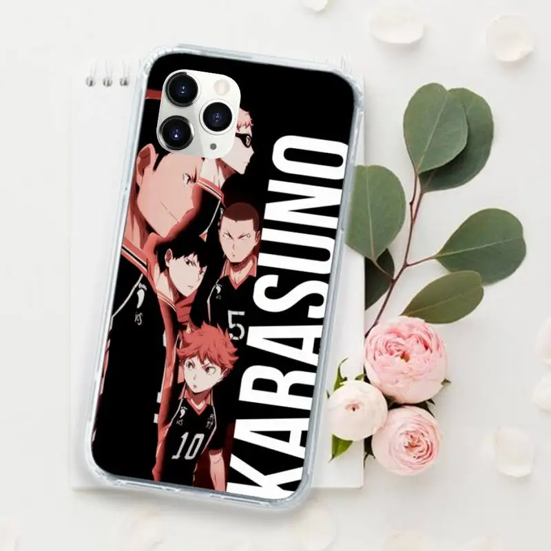

Japan anime volleyball Haikyuu Phone Case for iPhone 11 12 mini pro XS MAX 8 7 6 6S Plus X 5S SE 2020 XR Luxury shell funda
