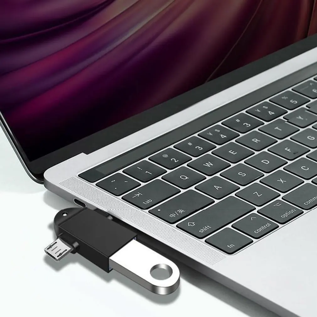 mini type c 2 in 1 otg adapter otg type c cable for xiaomi tablet hard drive flash disk usb mouse converters for android phone free global shipping