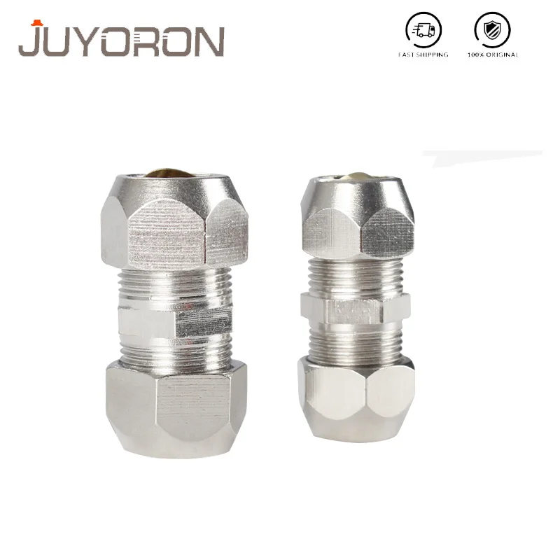 Линейная перегородка с нажимным латунным фитингом маслопровода трубка наружным