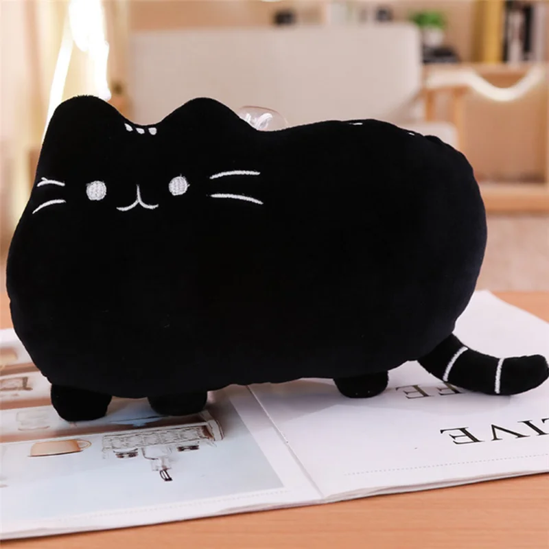 Игрушка плюшевая для кота 25/40/50 см мягкая подушка набивная Подушка-Зверюшка кукла