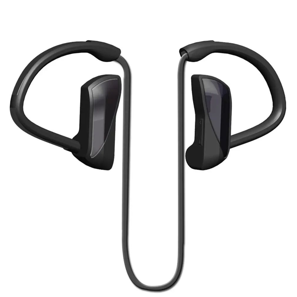 Черные Уникальные Беспроводные наушники с шейным ремешком спортивные защитой от