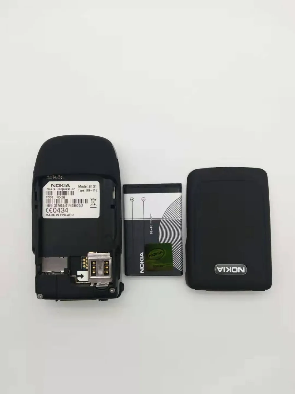 Разблокированный 6131 Мобильный телефон Nokia 6131 дешевая GSM камера FM Bluetooth хорошее качество телефон