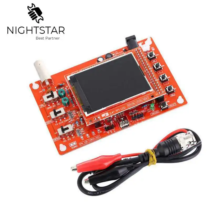 DSO138 2,4 TFT Ручной Карманный цифровой осциллограф комплект diy части электронный Обучающий набор 1 MSP