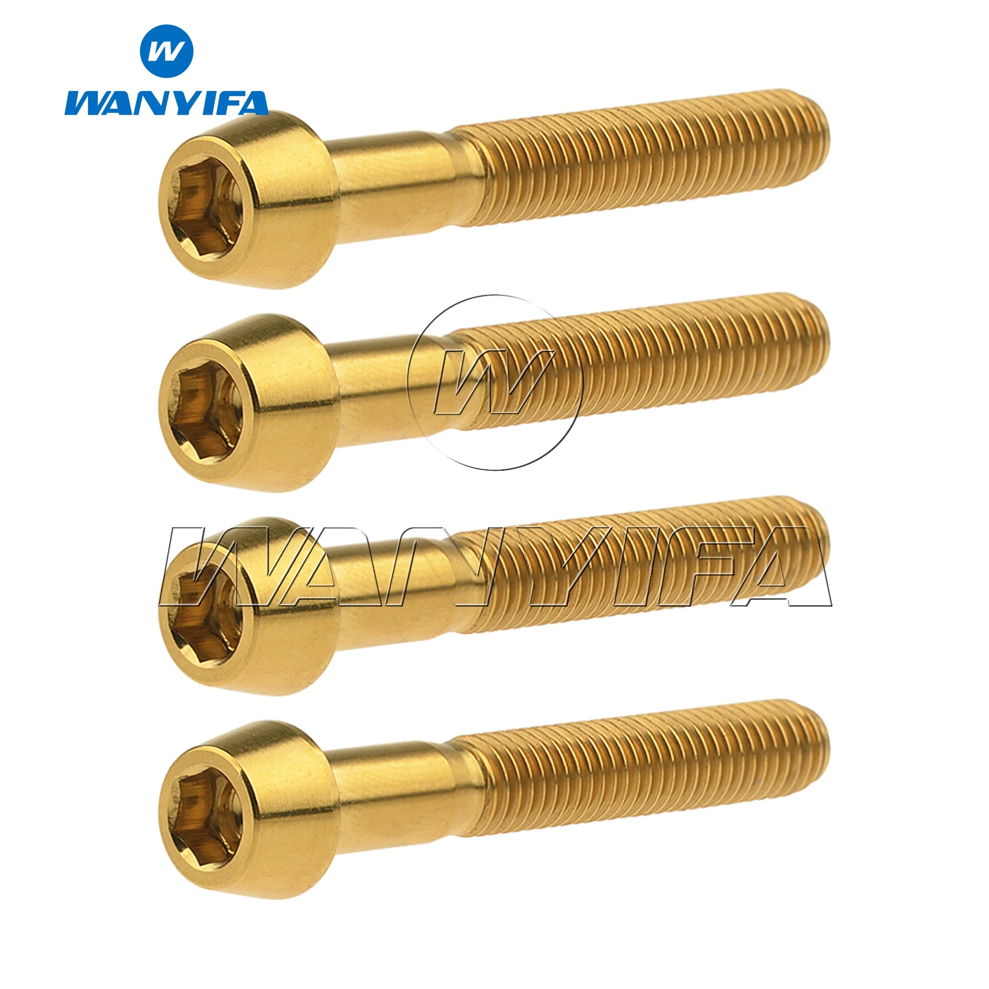 Титановый титановый болт с шестигранной головкой Wanyifa M5x35mm для гарнитуры