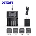 Зарядное устройство XTAR 18650, VC4SL QC3.0, тип CUSB, зарядное устройство с дисплеем, литий-ионная аккумуляторная батарея 20700, 18650, 21700, зарядное устройство