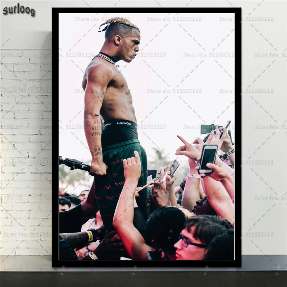 Настенный плакат XXXTentacion музыкальный певец ретро-картины принты Картина на