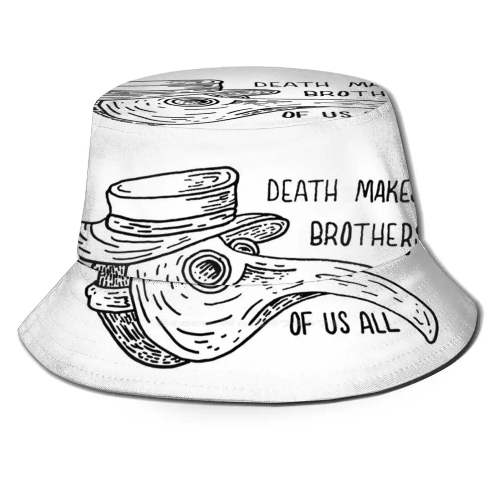 

Шляпа от солнца с надписью «Death Make Brothers Of Us», головной убор в Корейском стиле, в стиле панк, Хардкор, для мужчин и женщин, для отдыха на природе