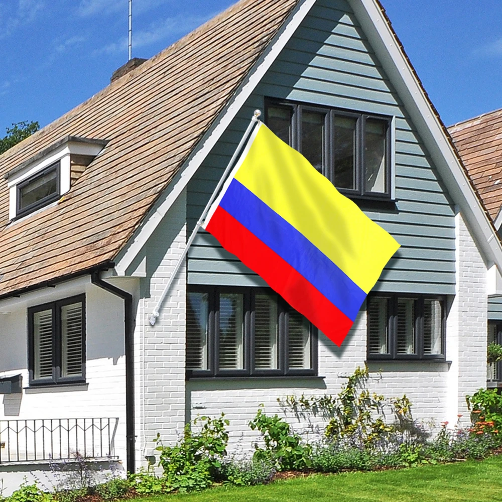 

Flagnshow Colombia Flag 3X5 FT Hanging Colombian National Flags Polyester with Brass Grommets 3x5 Foot Flag for Decoration