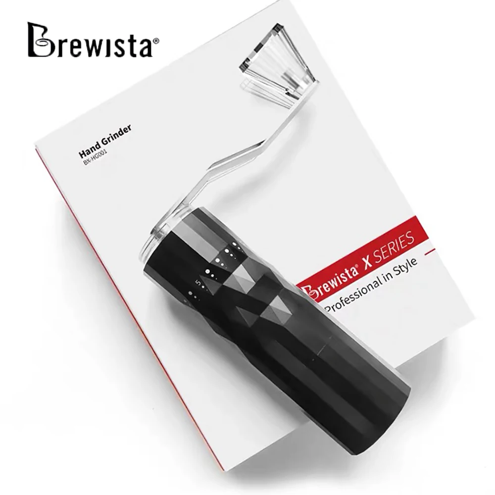 Ручная кофемолка Brewista X из нержавеющей стали портативная в виде кофейных зерен