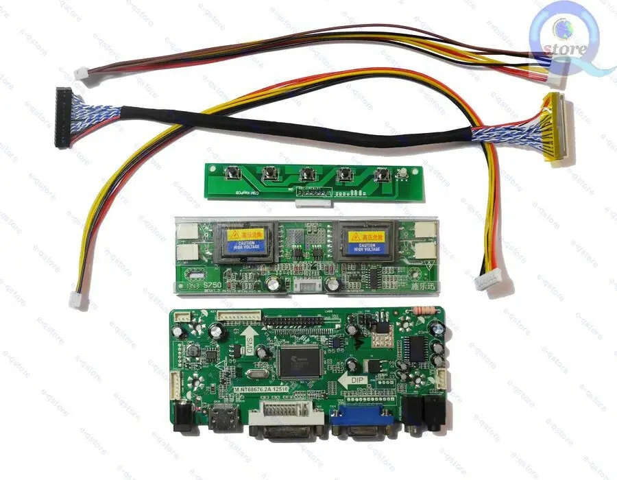 E-qstore: повторное использование CLAA170EA 07P CLAA170EA07P ЖК-панель-Lvds конвертер контроллер