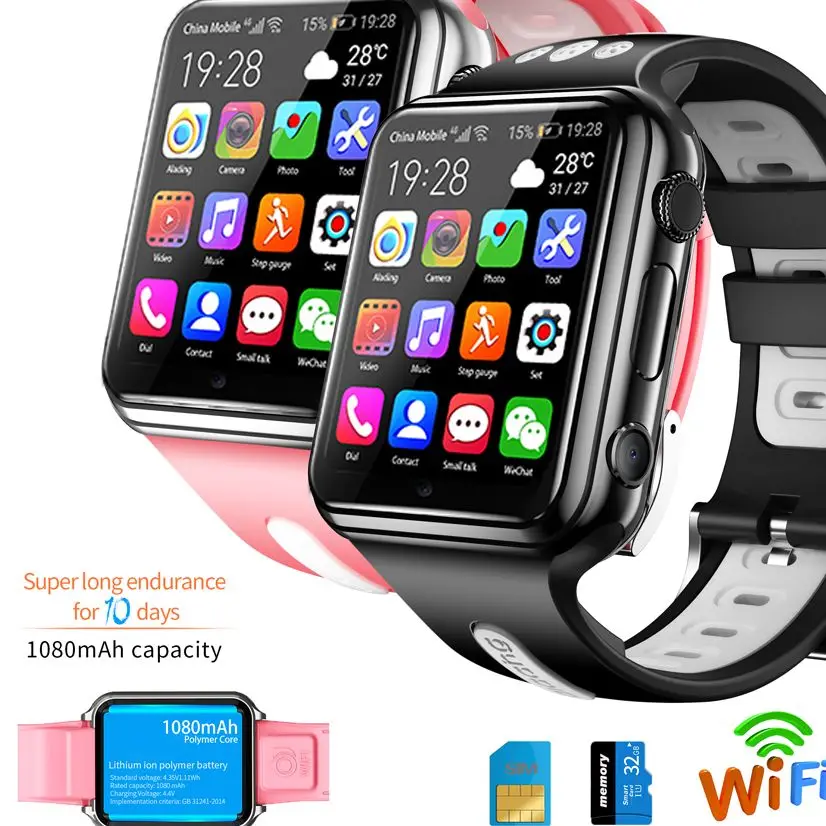 Смарт часы для детей и студентов умные с функцией определения местоположения GPS Wi