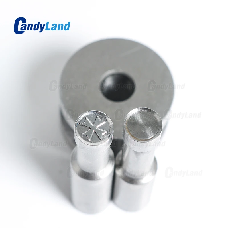 CandyLand Clover Milk Tablet Die 3D Punch Press Mold Candy Punching Custom Logo Calcium For TDP5 Machine | Инструменты