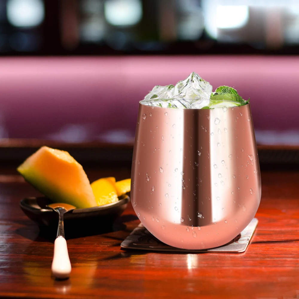 20 унций Рождественская кофейная кружка медная из нержавеющей стали для