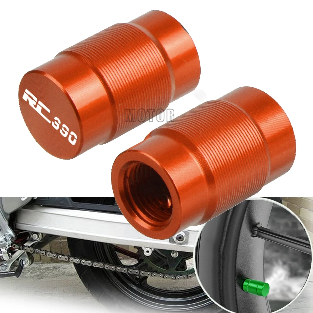 

Motorcycle Aluminum Wheel Tire Valve Stem Caps Airtight Covers Accessories For RC390 RC 390 2014-2019 2015 2016 2017 2018
