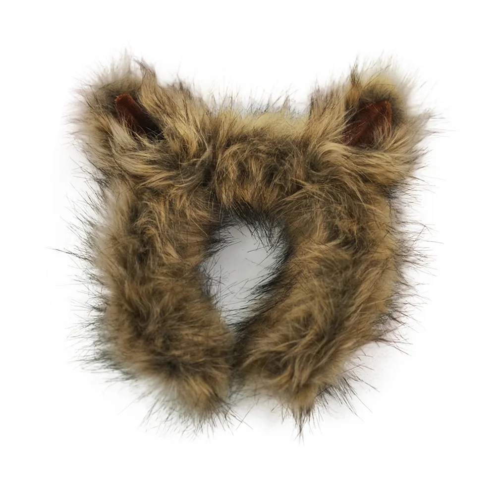 

Plush Simulation Stereo Animal Furry Ears Hairpin KC Headdress Cosplay Soft Girl Cute Cat Ears Wolf Ears Lolita Headband Props