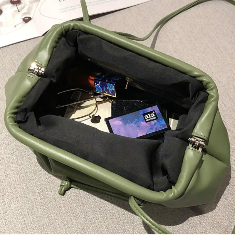 BXX Sac/ модные осенне-зимние роскошные женские сумки дизайнерские облака пакет сплошной цвет Джокер сумка через плечо ZE947