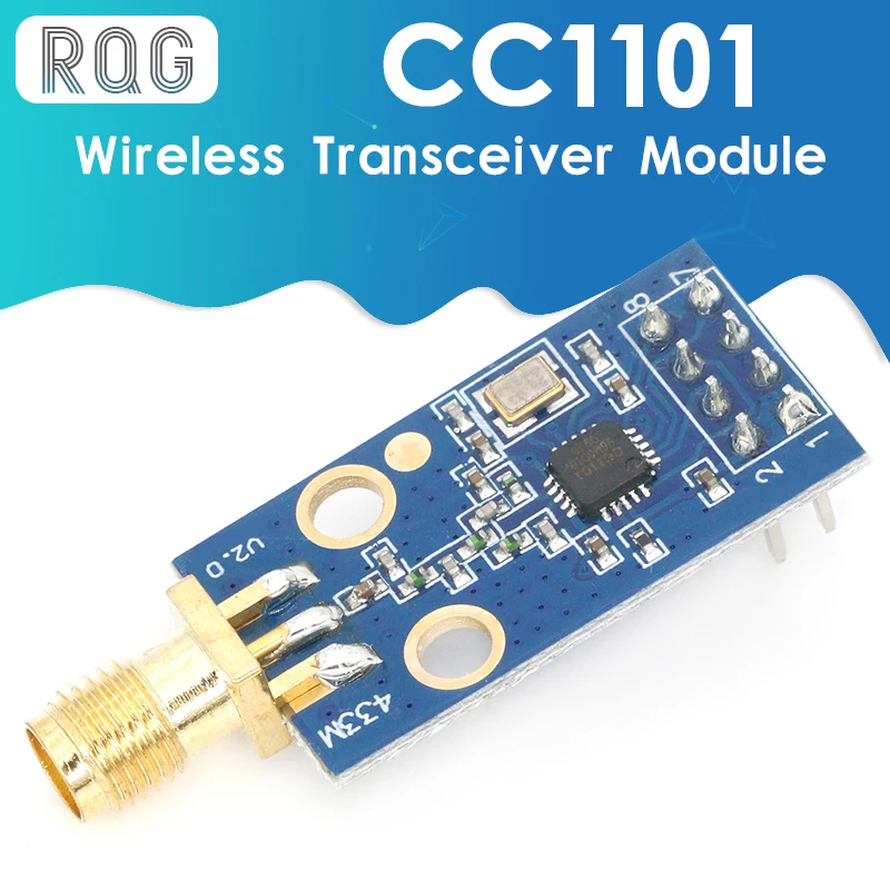 

CC1101 Wireless Module With SMA Antenna Wireless Transceiver Module For Arduino 433MHZ enhance the signal