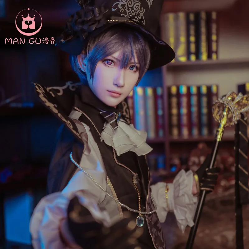 

Ye's Halloween Anime Yum100XBlack Butler Sun Awake Sebastian Ciel Luxury Cosplay Suit Uniform Exotic Stage Wear Free Shipping