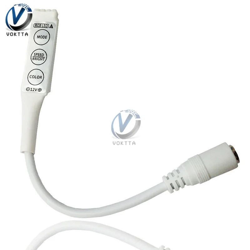 Светодиодный контроллер одноцветная Светодиодная лента с разъем постоянного