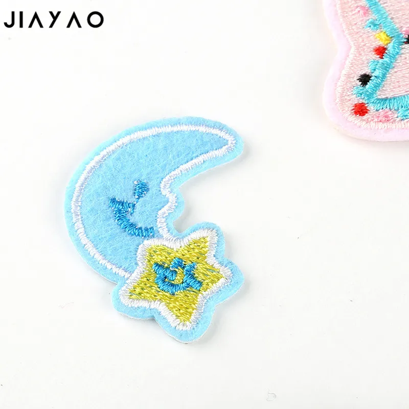 Вышитая нашивка с мультяшными животными ангелом наклейки сделай сам значок