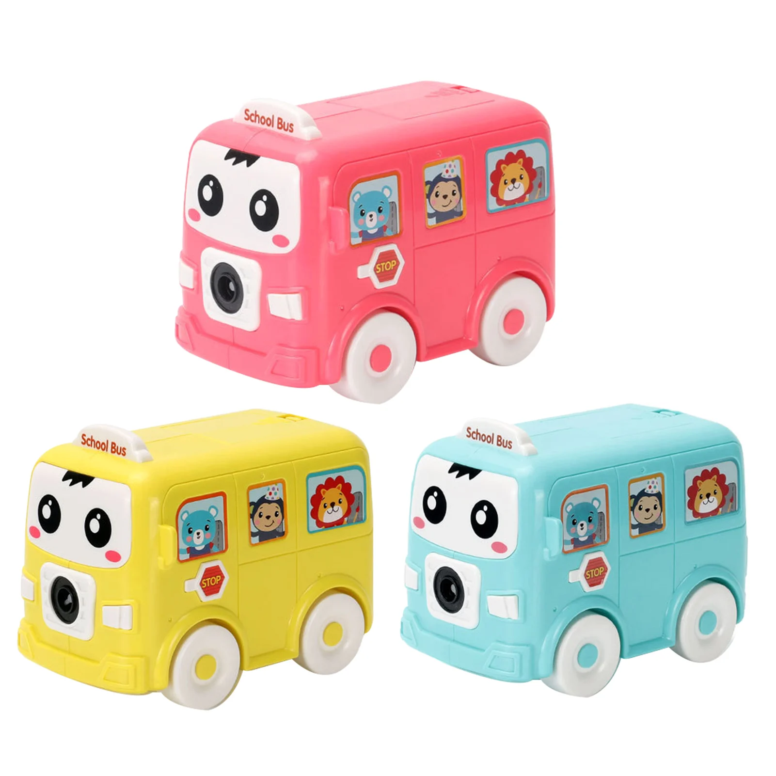 M&aacute;quina autom&aacute;tica de burbujas de agua y jab&oacute;n para ni&ntilde;os, juguete soplador de burbujas, autob&uacute;s escolar-0