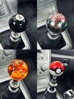 universal car gear shift knob acrylic ball shifter knob cartoons stick lever headball m10x1 5 m8x1 25 m10x1 25 m12x1 25