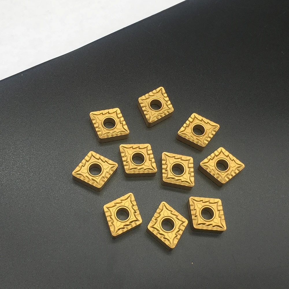 

10PCS CNMG120412 CQ FT4025 For lathe Machining Steel Parts External Turning Tool Carbide Insert CNC Hard Metal Turning Tool