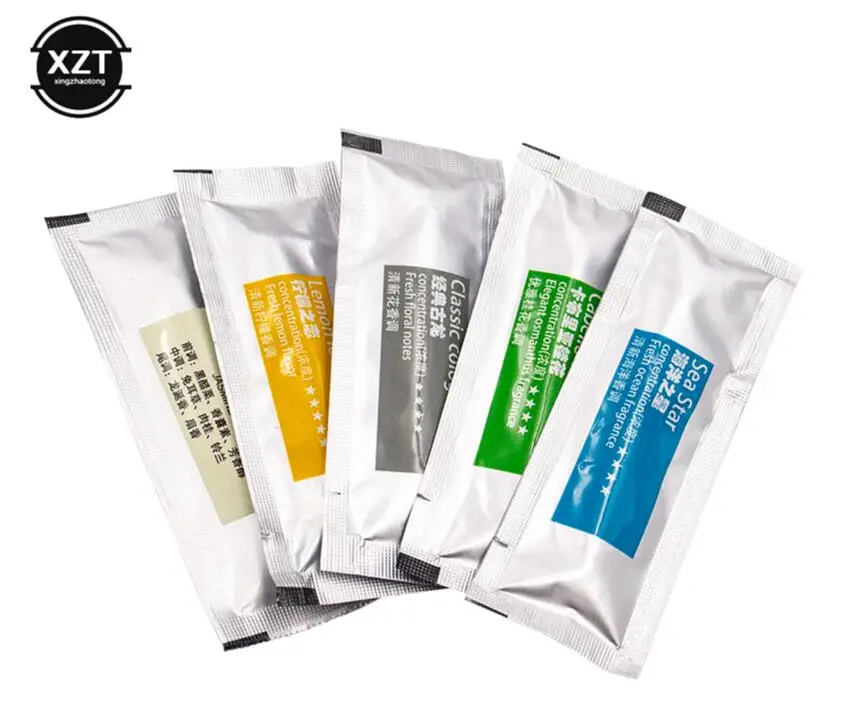 5pcs different smell 1 шт. автомобильный воздушный дымоход, автомобильный освежитель воздуха на выходе, освежитель воздуха, клипса кондиционирования воздуха, диффузор, твердые духи, автомобильные аксессуары - Название цвета: 5pcs different smell