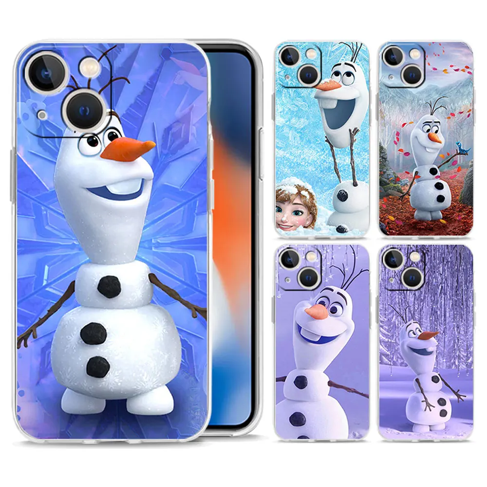 

Недорогой чехол Olaf Snowman Frozen для iPhone 11 12 13 Pro Max 12Mini 13Mini