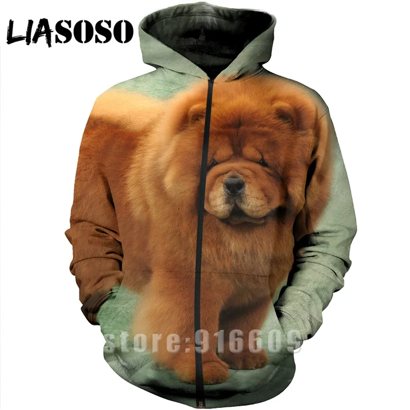 10 Толстовка с 3D принтом homme dog для мужчин с животными чау-чау wo для мужчин Уличная Harajuku Толстовка рубашка на молнии Аниме толстовки с длинными рукавами A370 - Цвет: 10