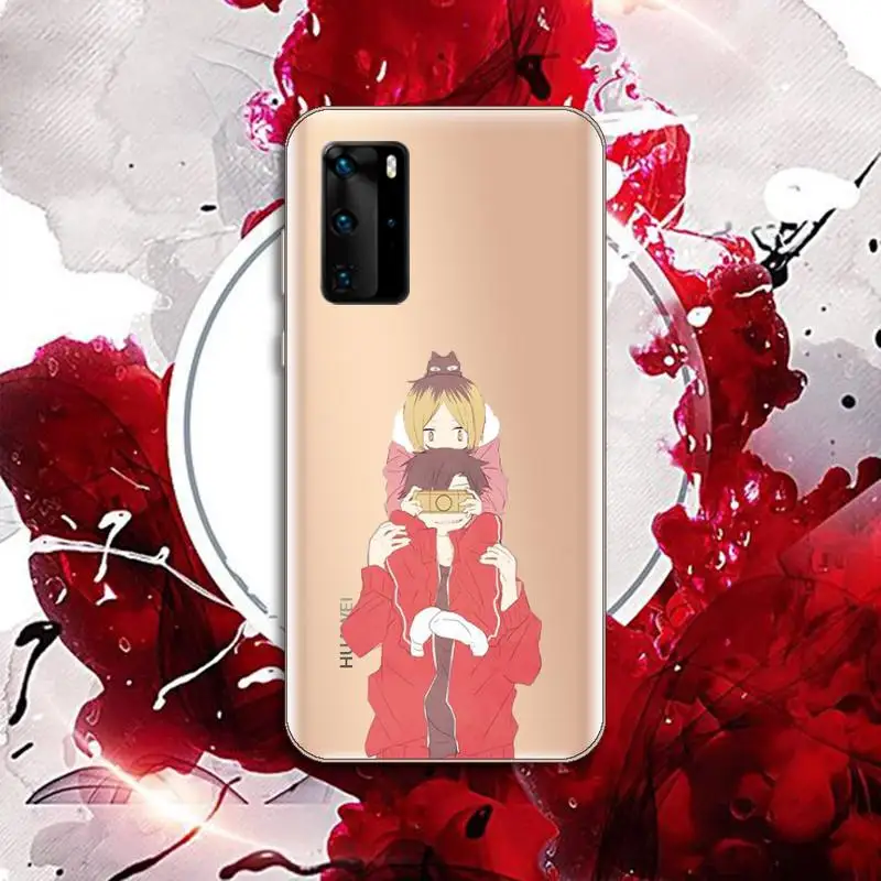 

Kenma Kozume of Haikyuu Phone Case Transparent for Huawei P20 P30 P40 honor 8 10i P smart 2019 Samsung A71 A21S S10 20 plus