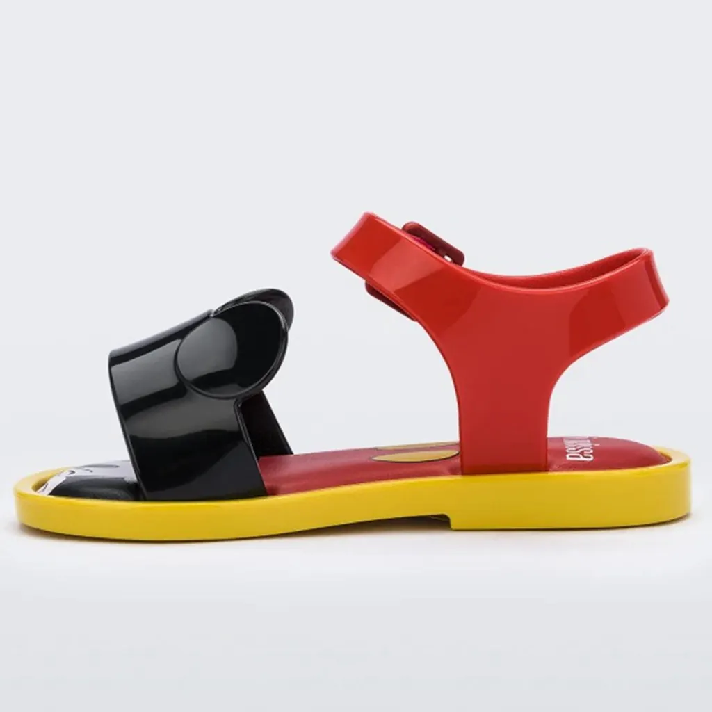 

Mini Mlsa Twins Mouse 2021 Girl's Summer Sandals Jelly Shoes Girl Cloudy Cute Beach Shoes Kids Shoes