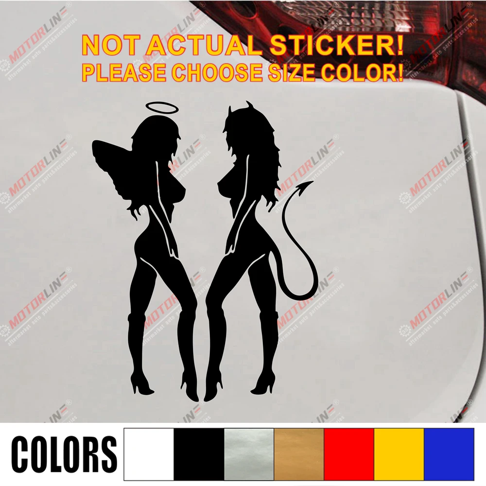 

Сексуальная Леди Дьявол девушка голые трусы наклейка автомобиля стикер винил выбрать размер и цвет style4